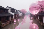 粉色苏州晶体，当江南水乡邂逅未来幻境