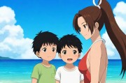 海风中的羁绊，不知火舞与三个孩子的夏日物语