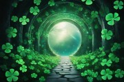 三叶草研究所永久入口图片，探索神秘与科学的交汇点