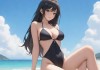 动漫泳衣美女，视觉艺术与文化符号的双重魅力