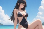 动漫泳衣美女，视觉艺术与文化符号的双重魅力
