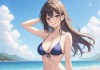 动漫泳装美女，二次元夏日风情的魅力解析