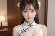 极品网红萌白酱金丝旗袍，传统与时尚的完美交融
