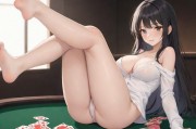 女生迈开腿与男生扑克，性别差异下的策略与表达