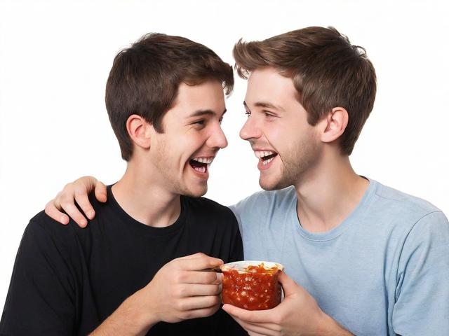 两个男生做酿酿酱酱的小视频，创意、幽默与友情的碰撞