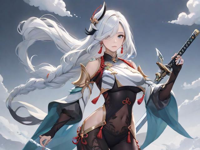 原神申鹤，腿法娴熟脚法凌厉的仙家武学大师