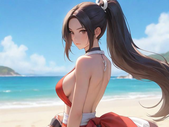 不知火舞沙滩漫画集，性感与力量的完美融合