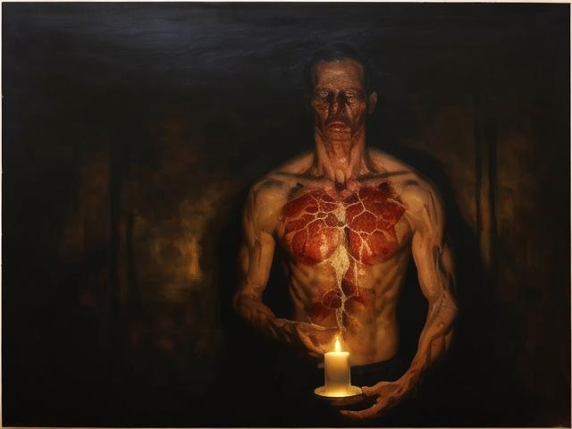 午夜画布，当肉体成为艺术的最后一盏灯