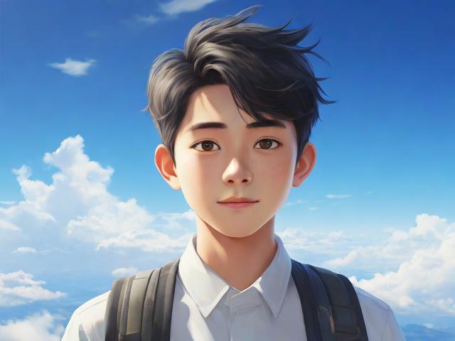 18岁中国帅气男孩的飞行梦，从蓝天到未来的无限可能