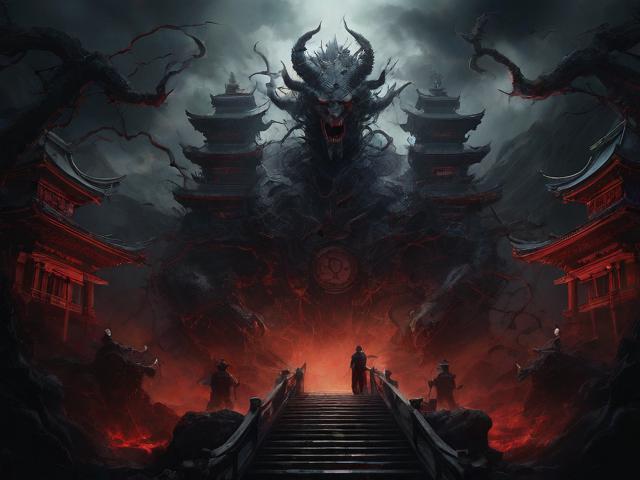 -时间设定，现代日本与妖怪世界并存的平行时空，神社作为两个世界的交界点存在