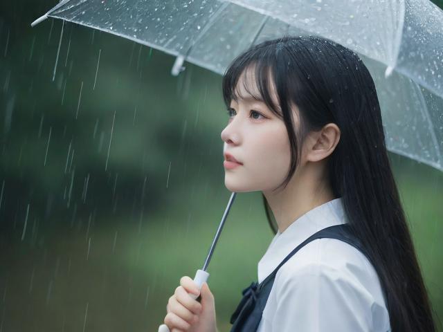 雨后的邂逅，一段动态的小故事