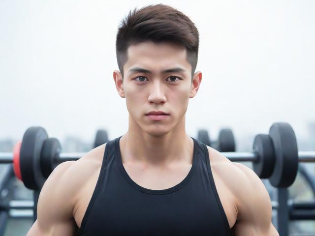 帅气体育生GARY的健身秘籍，小蓝APP下载与独家训练计划大公开