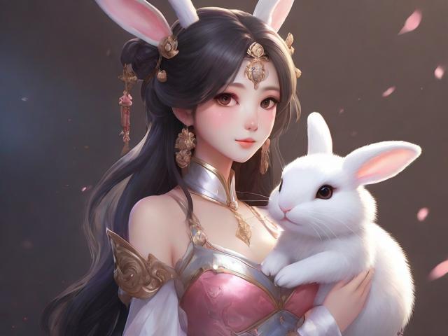 貂蝉与两只大兔子的奇幻冒险—一部跨越次元的动画传奇