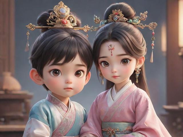 2D甄姬与隔壁家的两个小孩，一场跨越次元的奇妙邂逅