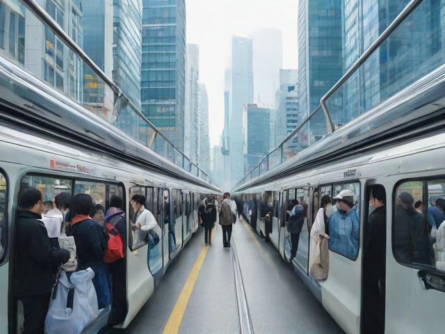 -城市脉动，通过早高峰拥挤的公交车场景，展现现代都市公共交通的日常压力，以及不同乘客在有限空间中的行为表现