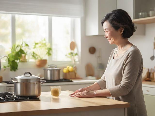 正午厨房里的母亲