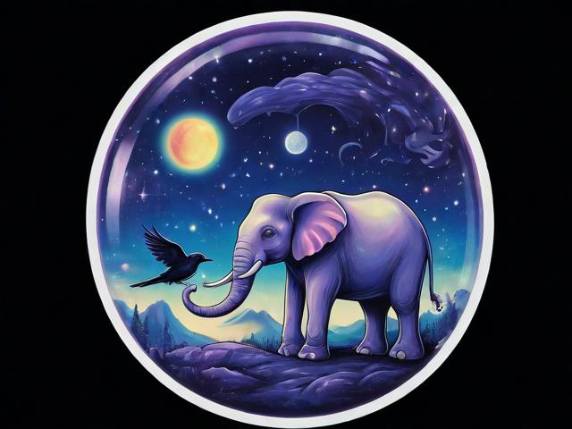 星空下的乌鸦与天美大象，一场果冻般的奇幻邂逅