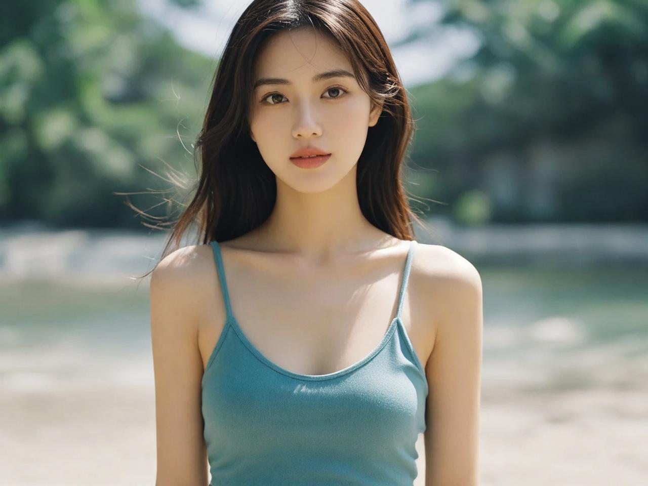 女士不遮阴小内搭照片，时尚自由与社会审视的边界