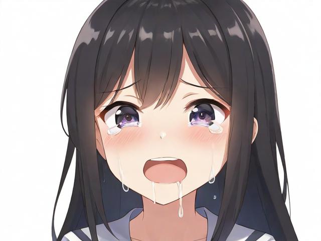 女角色翻白眼流口水流眼泪软件，二次元表情生成的新潮流