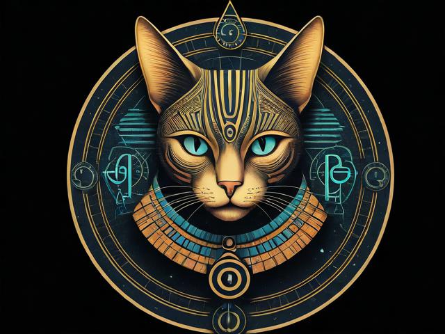 MINUS8与法老猫，数字艺术中的神秘符号与文化密码