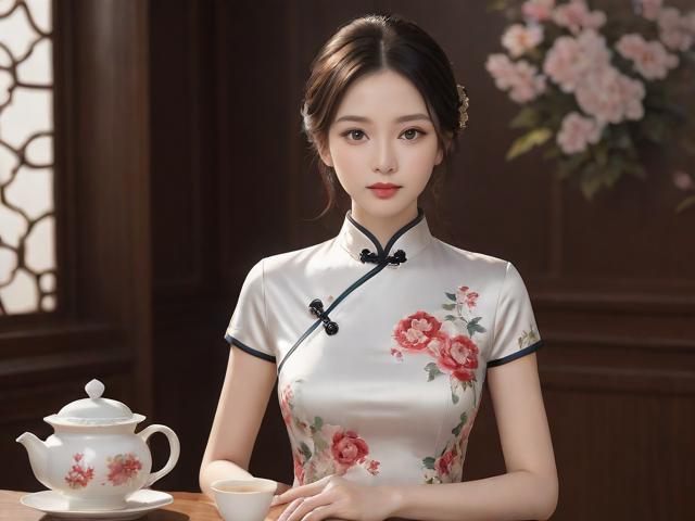 糖心旗袍茶艺老师NANA，传统与现代交织的优雅人生
