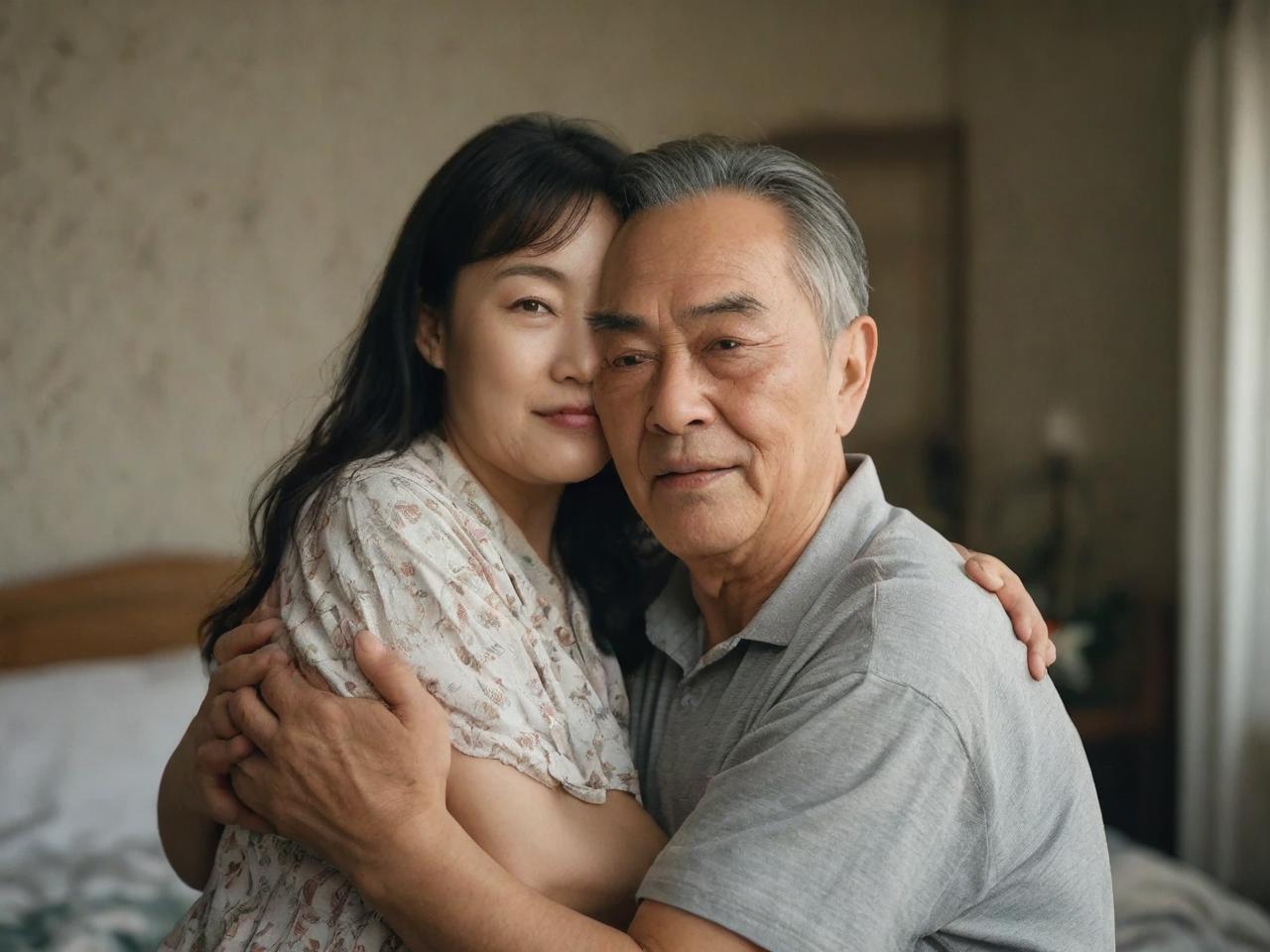 照片里的秘密，爷爷抱着妈妈进了卧室