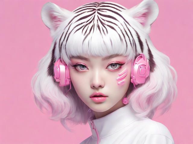 粉嫩虎白女p，当代网络亚文化中的身份符号与审美表达