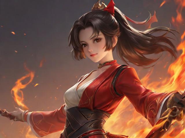 从角色设计看云缨服装，当火焰少女遇见盛唐美学
